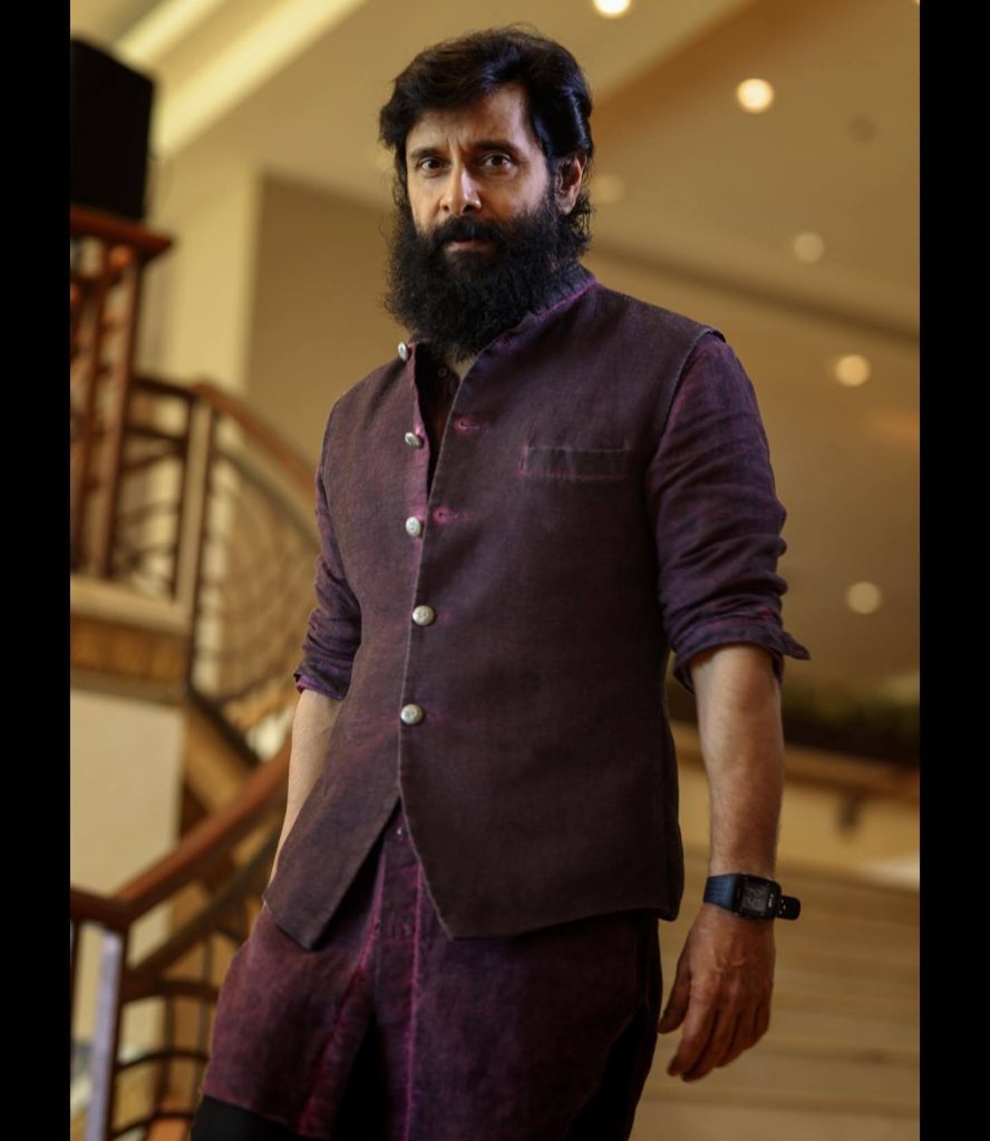 Vikram in brown outfit