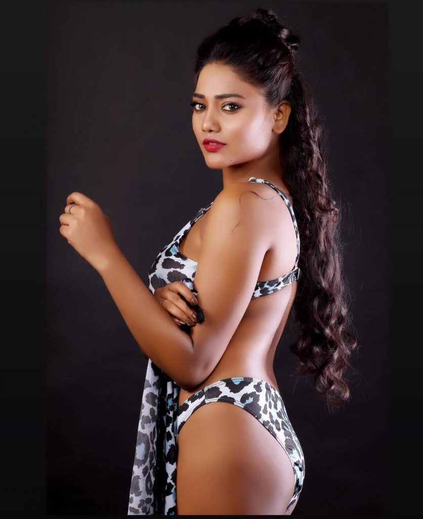Actress Ruks Khandagale in sexy swimsuit