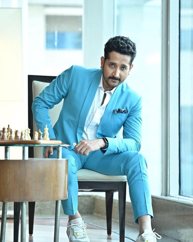 Actor Parambrata Chattopadhyay in sky blue suit