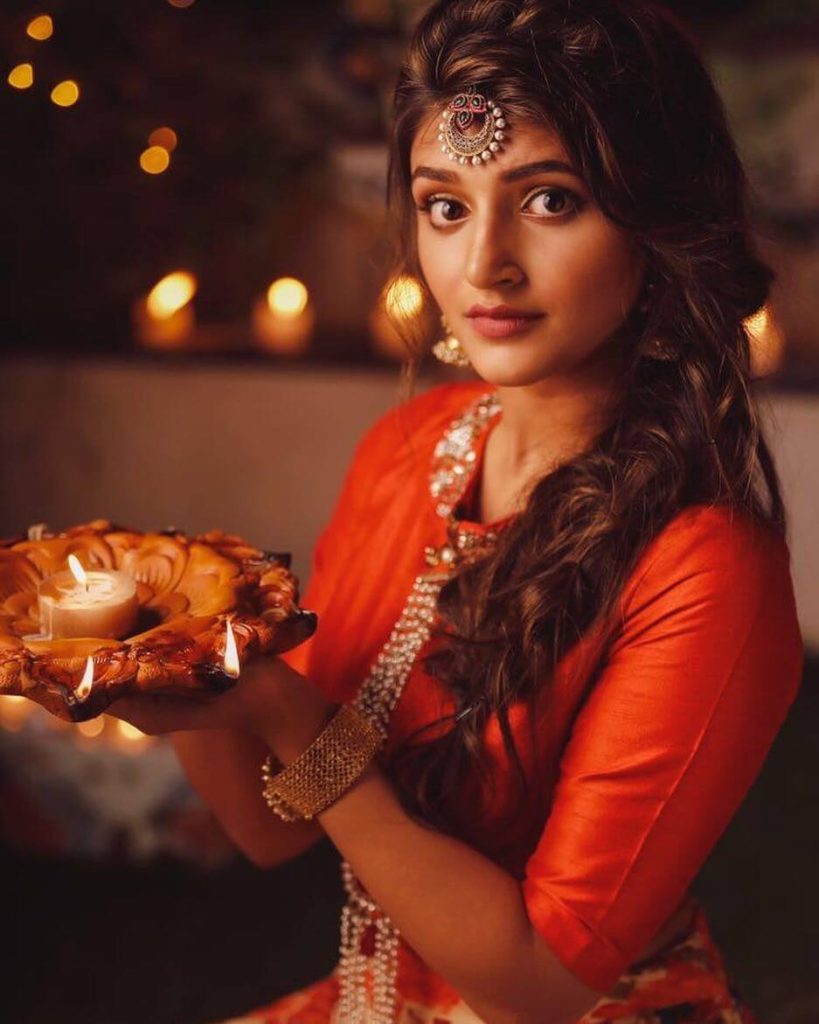 Actress Sreeleela close up