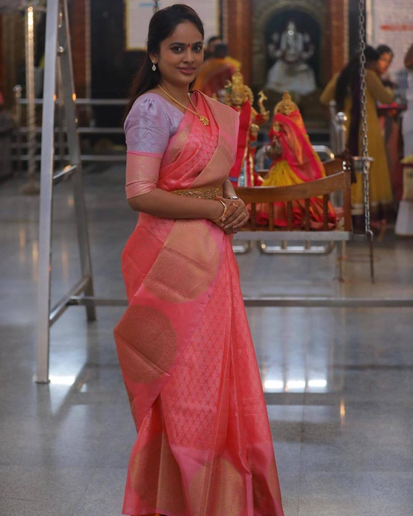 Actress Nandita Swetha’s New Look in Gorgeous Saree