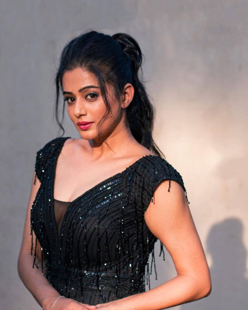 Actress Priyamani in black stylish gown