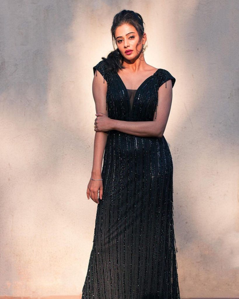 Actress Priyamani in black stylish gown