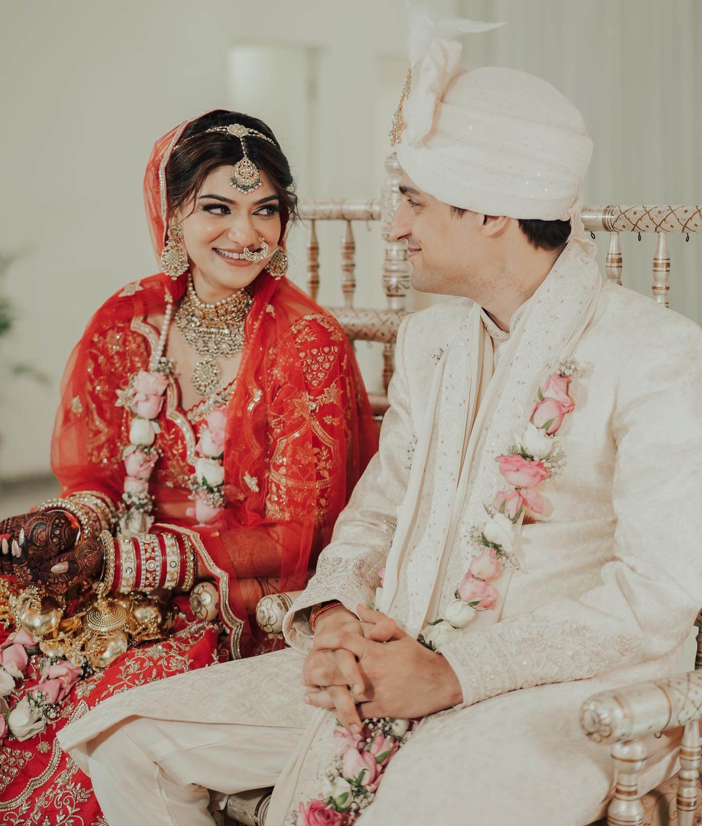 Aditi Gautam and Mickhail's marriage
