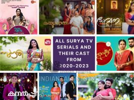 All Surya TV Serials and Their Cast from 2020-2023