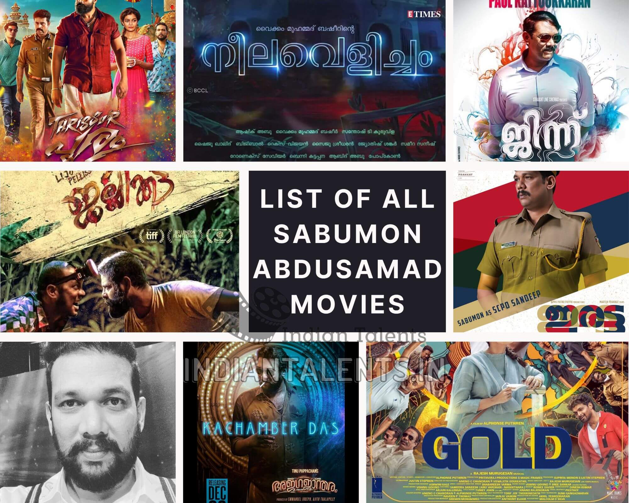 List of all Sabumon Abdusamad Movies