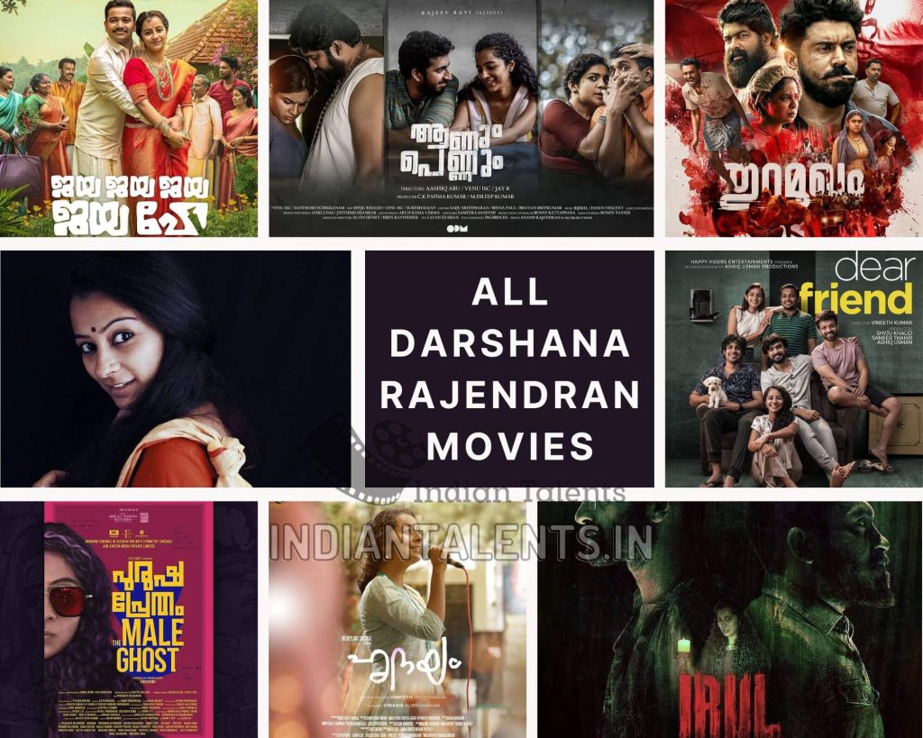 All Darshana Rajendran Movies