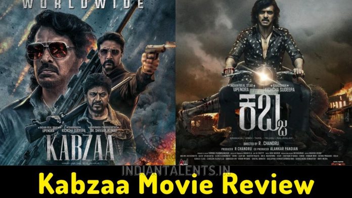 Kabzaa Movie Review Upendra starrer is an action packed gangster saga with epic moments