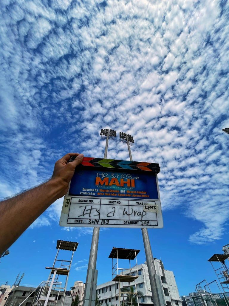 Filming of the Movie Mr & Mrs Mahi Completed Successfully