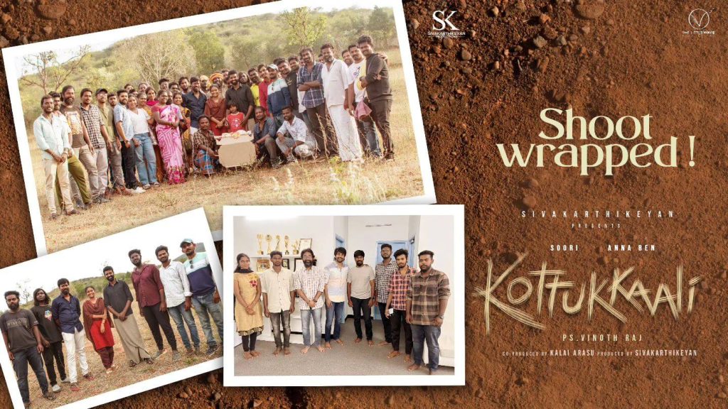 Soori Starrer Movie Kottukkaali Finished its Shooting