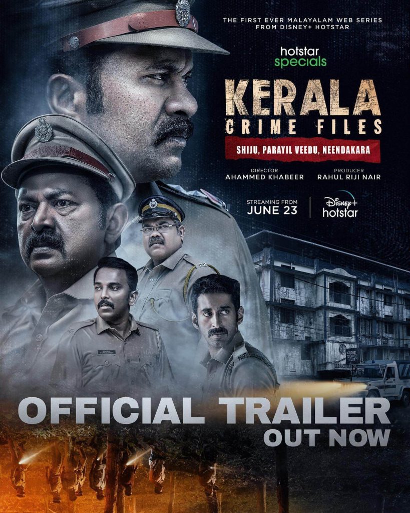 Web Series Kerala Crime Files poster
