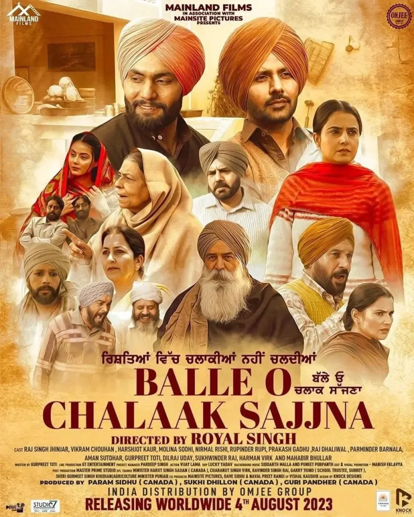 First Look Poster of the Movie Balle O Chalaak Sajjna