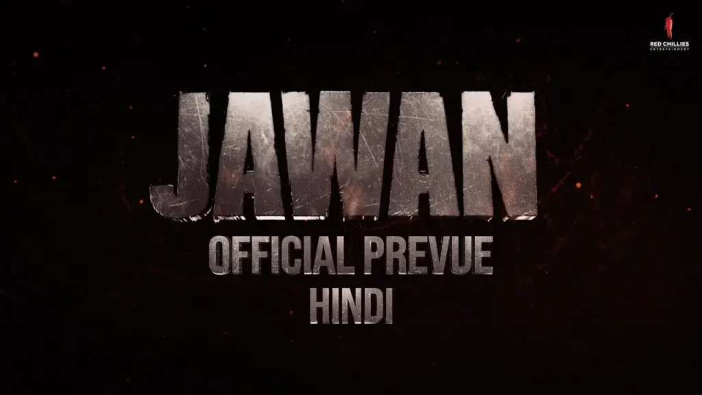 Jawan prevue poster