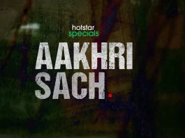 Aakhri Sach Web Series tittle poster