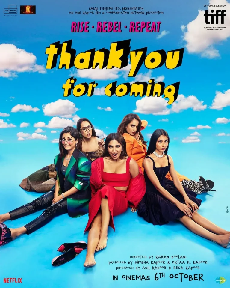 Thank You For Coming Movie (2023): Cast, Roles, Crew, Release Date, Story, Trailer, Posters Thank You For Coming Movie poster